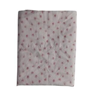 Simply Shabby Chic Standard Pillow Case Pink Rosebuds Cotton
